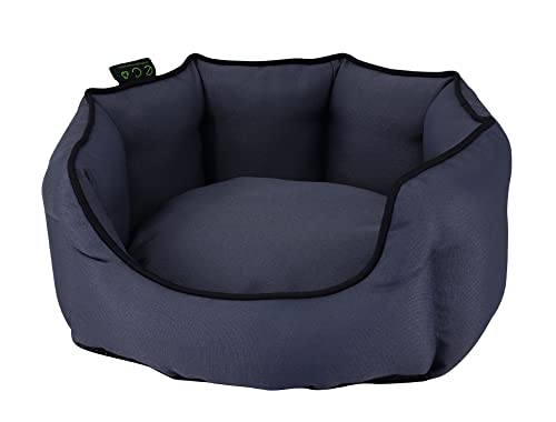 Nobby 61844 ECO Komfortbett oval ESAT grau L x B x h: 65 x 57 x 22 cm von Nobby