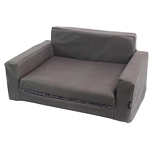 Nobby 61928 Sofa ENOCK dunkelgrau L x B x h: 54 x 38 x 18/26 cm von Nobby