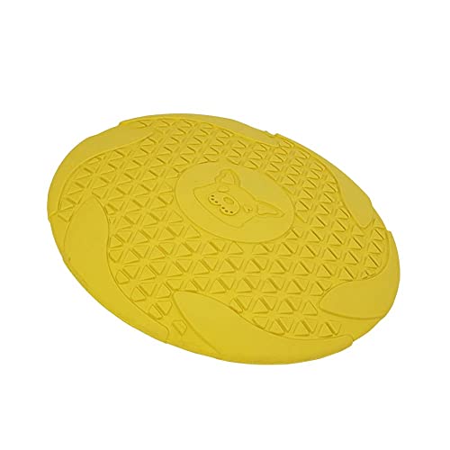 Nobby 63580 Vollgummi Fly-Disc gelb; Ø 18 cm von Nobby