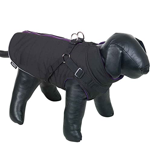 Nobby Hundemantel SOBAK 2 in 1, schwarz-lila, 44 cm, 1 Stück von Nobby