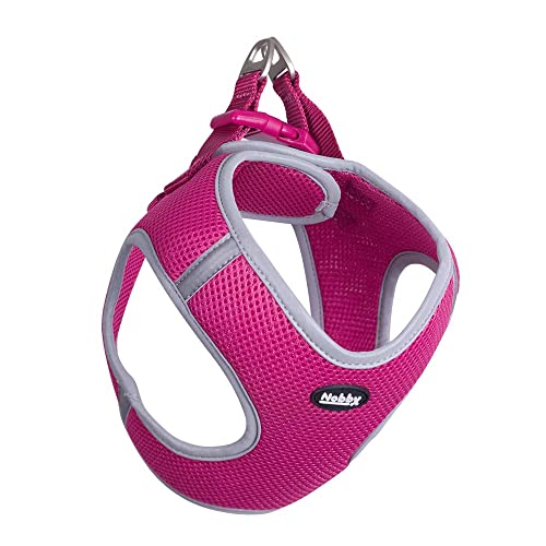 Nobby Mesh Geschirr DELIGHT, himbeere, XL: Brust: 45-50 cm, Bauch: 55-60 cm, 25 mm, 1 Stück von Nobby