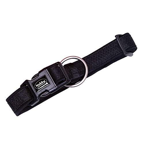 Nobby Halsband Mesh Preno, schwarz, L: 40-55 cm, B: 25/35 mm, 1 Stück von Nobby