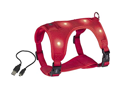 Nobby Geschirr FLASH MESH, rot, M: Brust: 40-50 cm, Bauch: 45-60 cm, 1 Stück von Nobby