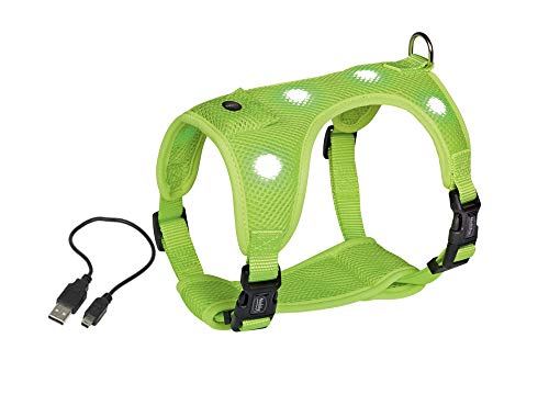 Nobby Geschirr FLASH MESH, neon gelb, M: Brust: 40-50 cm, Bauch: 45-60 cm, 1 Stück von Nobby