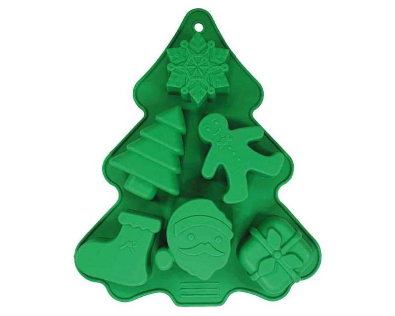 Nobby Back-Set Silikon Backform Xmas grün von Nobby