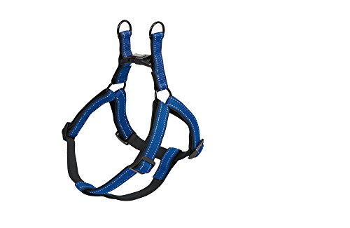 Nobby Geschirr Classic Reflect Soft, blau/schwarz Brust: 60/86 cm, B: 25 mm, 1 Stück von Nobby