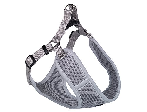 Nobby Geschirr Mesh Reflect, grau B: 10mm, L: 33-41cm + 37cm, 1 Stück von Nobby