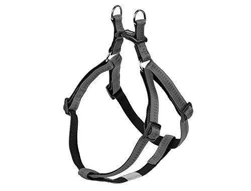 Nobby Geschirr Soft Grip, dunkelgrau/schwarz Brust: 30-40 cm, B: 10 mm, 1 Stück von Nobby