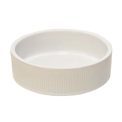 Nobby Hunde Keramik Napf Rilla weiß Ø 14 x 4,5 cm, 400 ml von Nobby