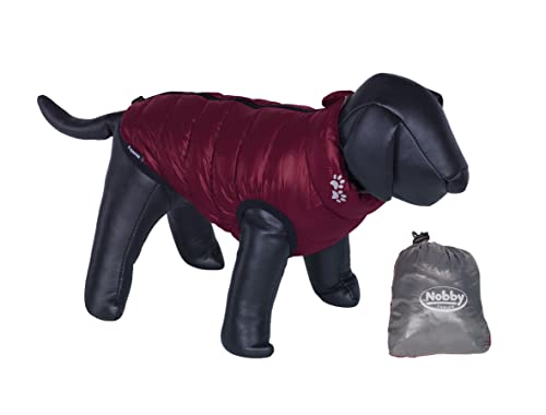 Nobby Hundemantel LIGHT, bordeaux-grau 44 cm, 1 Stück von Nobby