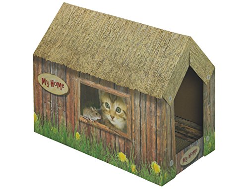 Nobby 71993 Katzenhaus aus Karton 49 x 26 x 36 cm von Nobby