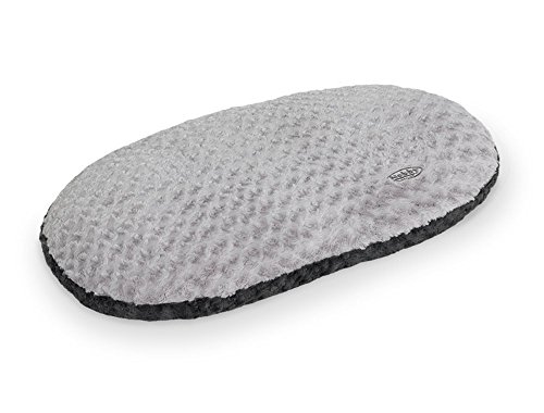 Nobby Kissen oval "SEOLI" dunkelgrau / hellgrau L x B: 63 x 40 cm von Nobby