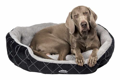 Nobby Komfort Bett oval "CENO" schwarz / grau L x B x H: 55 x 50 x 21 cm Nobby Komfort Bett oval "CENO" schwarz / grau L x B x H: 55 x 50 x 21 cm von Nobby