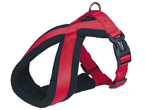 Nobby Komfort Geschirr Classic, rot Bauch: 30-40 cm, B: 15/30 mm, 1 Stück von Nobby