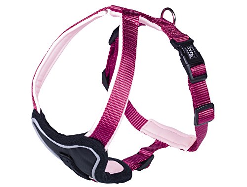 Nobby Komfort Geschirr Classic Preno, himbeere/pink L: 75-90 cm, B: 35 mm, 1 Stück von Nobby