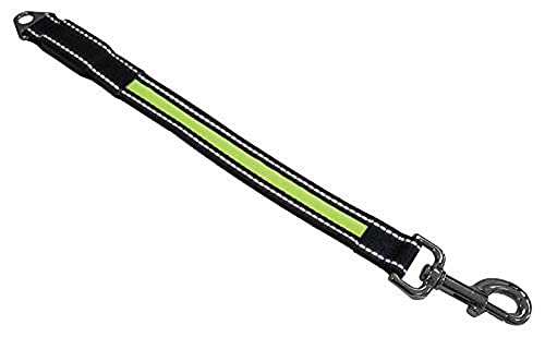 Nobby LED Leinenverlängerung FLASH, gelb L: 38 cm, B: 25 mm, 1 Stück, Groß von Nobby