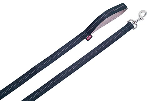 Nobby Leine Soft Grip, schwarz L: 120 cm, B: 15 mm, 1 Stück von Nobby