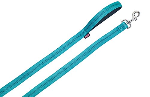 Nobby Leine Soft Grip, türkis L: 120 cm, B: 10 mm, 1 Stück von Nobby