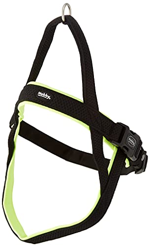 Nobby Norwegergeschirr Mesh Preno, Neon Gelb L: 60-76 + 46 cm, B: 25/35 Mm, 1 Stück von Nobby