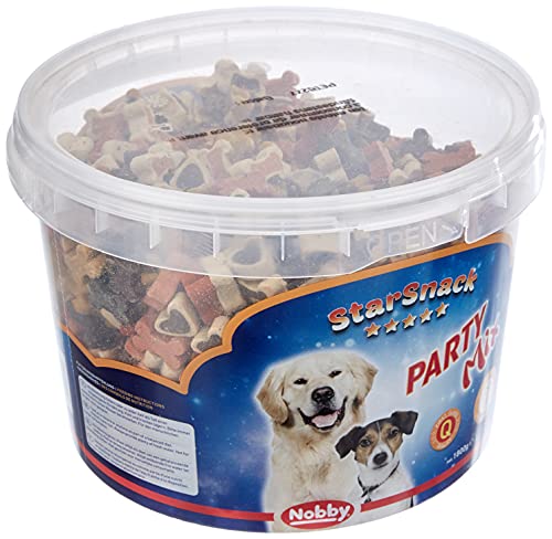 Nobby STARSNACK Party Mix für Hunde, 1 Eimer (1800 g) von Nobby