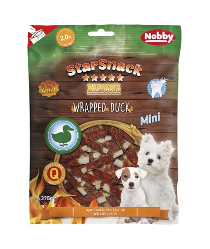 Nobby StarSnack Barbecue MINI Wrapped Duck 375 g von Nobby