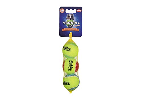 Nobby Tennisball mit Squeaker, S: 5,0 cm, 1 Netz (1 x 3 Stück) Nobby Tennisball mit Squeaker, S: 5,0 cm, 1 Netz (1 x 3 Stück) von Nobby