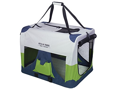 Nobby Traveller "FASHION" grau/blau/grün XL: 82 x 59 x 59 cm von Nobby