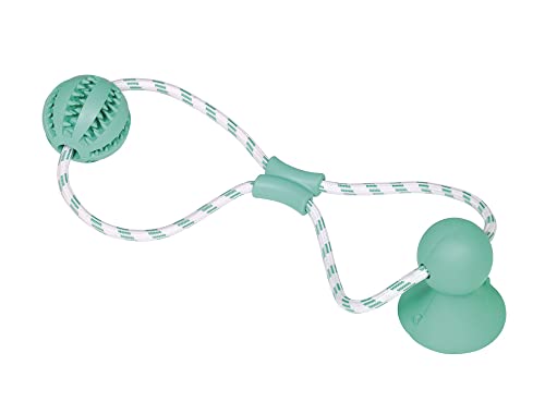 Nobby Vollgummi Ball mit Seil DENTAL LINE 50 cm, Ball: Ø 7 cm von Nobby