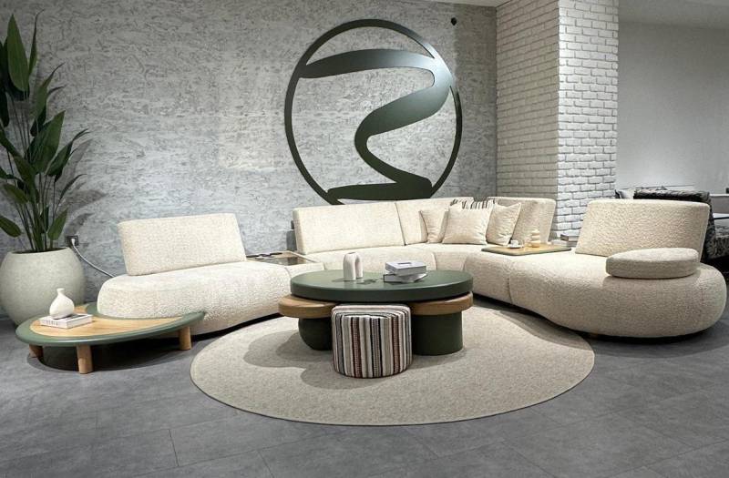 Nobelaa Ecksofa Modulares Ecksofa "Trillium" mit Bluetooth-Soundsystem von Nobelaa