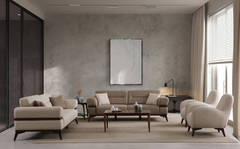 Nobelaa Sofa Sitzgruppe/Sofa Set - Wohnzimmergarnitur "Bayleaf" 3+3+1 Nobelaa Sofa Sitzgruppe/Sofa Set - Wohnzimmergarnitur "Bayleaf" 3+3+1 von Nobelaa