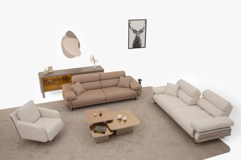 Nobelaa Sofa Sitzgruppe/Sofa Set - Wohnzimmergarnitur "Cassiope" 3+3+1+1 Nobelaa Sofa Sitzgruppe/Sofa Set - Wohnzimmergarnitur "Cassiope" 3+3+1+1 von Nobelaa