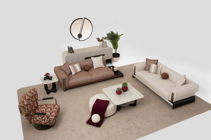 Nobelaa Sofa Sitzgruppe/Sofa Set - Wohnzimmergarnitur "Celosia" 3+2+1 Nobelaa Sofa Sitzgruppe/Sofa Set - Wohnzimmergarnitur "Celosia" 3+2+1 von Nobelaa