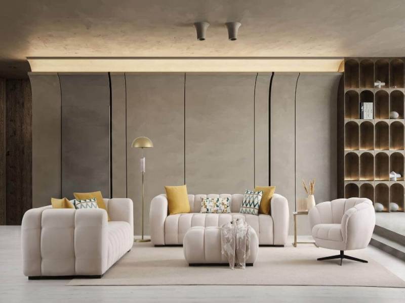 Nobelaa Sofa Sitzgruppe/Sofa Set - Wohnzimmergarnitur "Chrysanthemum" 3+3+1 Nobelaa Sofa Sitzgruppe/Sofa Set - Wohnzimmergarnitur "Chrysanthemum" 3+3+1 von Nobelaa