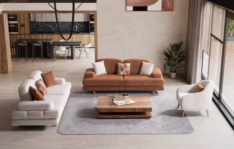 Nobelaa Sofa Sitzgruppe/Sofa Set - Wohnzimmergarnitur "Helios" 3+3+1 Nobelaa Sofa Sitzgruppe/Sofa Set - Wohnzimmergarnitur "Helios" 3+3+1 von Nobelaa