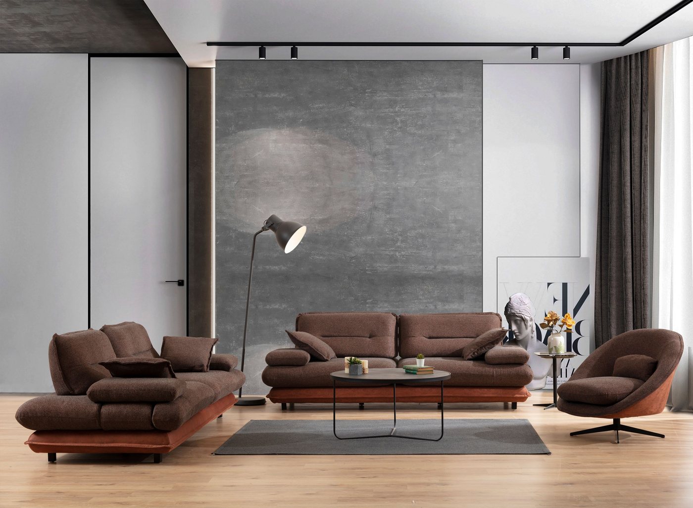 Nobelaa Sofa Sitzgruppe/Sofa Set - Wohnzimmergarnitur "Lunaria" 3+3+1 Nobelaa Sofa Sitzgruppe/Sofa Set - Wohnzimmergarnitur "Lunaria" 3+3+1 von Nobelaa