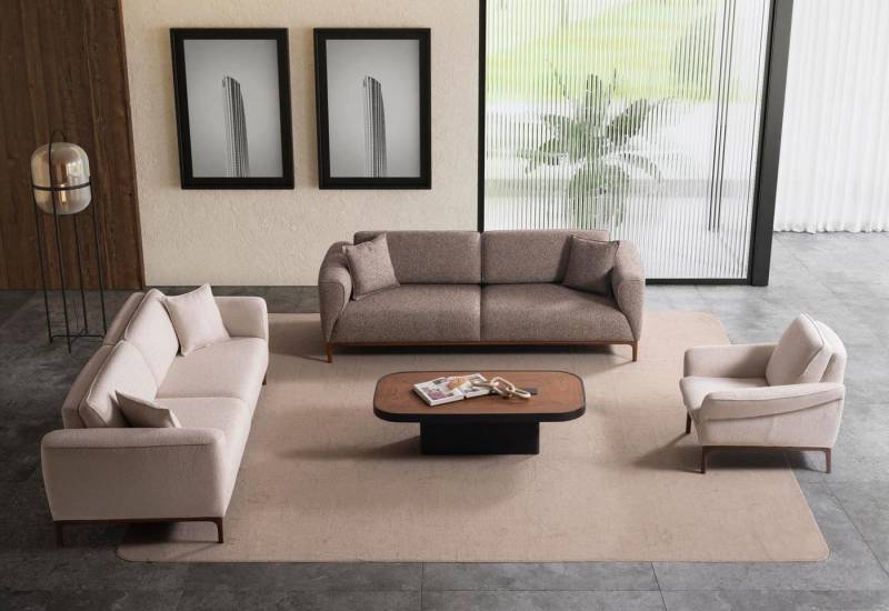 Nobelaa Sofa Sitzgruppe/Sofa Set - Wohnzimmergarnitur "Mallow" 3+3+1 Nobelaa Sofa Sitzgruppe/Sofa Set - Wohnzimmergarnitur "Mallow" 3+3+1 von Nobelaa