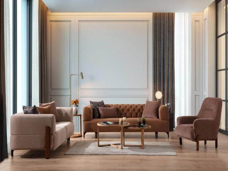 Nobelaa Sofa Sitzgruppe/Sofa Set - Wohnzimmergarnitur "Sage" 3+3+1+1 Nobelaa Sofa Sitzgruppe/Sofa Set - Wohnzimmergarnitur "Sage" 3+3+1+1 von Nobelaa