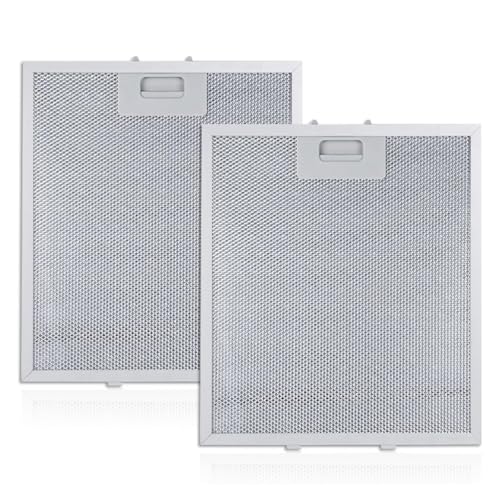 NobesOnbet 2-teiliger Satz von Dunstabzugshaubenfilterbildschirm, Ölsieb, Ölblockierplatte, Dunstabzugshauben-Zubehör, tropffreie Ölabscheide-Aluminiumplatte 320 x 260 x 9 mm von NobesOnbet