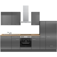 nobilia Küchenzeile ""Flash I"" vormontiert, Ausrichtung wählbar, Breite 300 cm, wahlw. mit E-Geräten von Nobilia