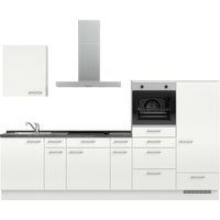 nobilia Küchenzeile ""Laser I", Ausrichtung wählbar, Breite 300 cm" vormontiert, wahlw. mit unterschiedlichen E-Geräten-Sets nobilia Küchenzeile ""Laser I", Ausrichtung wählbar, Breite 300 cm" vormontiert, wahlw. mit unterschiedlichen E-Geräten-Sets von Nobilia