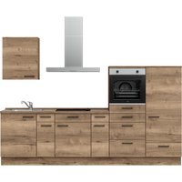 nobilia Küchenzeile ""Structura I"", vormontiert, Ausrichtung wählbar, Breite 300 cm, wahlw. mit E-Geräten von Nobilia