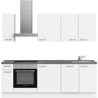 nobilia Küchenzeile ""Touch I"" vormontiert, Ausrichtung wählbar, Breite 240 cm, wahlw. mit E-Geräten von Nobilia