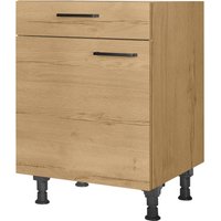 nobilia Unterschrank ""Structura", Ausrichtung wählbar, vormont., in den Breiten 30, 45 und", 60 cm Breite, mit höhenverstellbaren Sockelfüßen, vormontiert von Nobilia