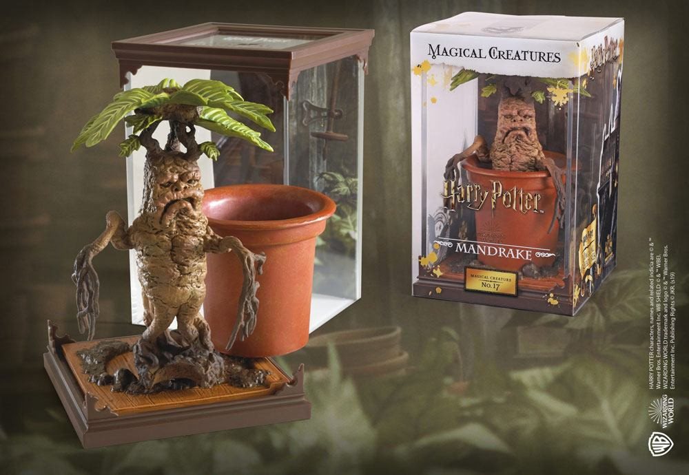 Noble Collection Dekofigur Harry Potter Magical Creatures Statue Mandrake 13 cm (1 St), Sammlerstück von Noble Collection