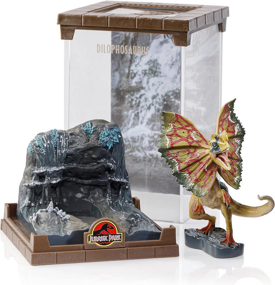Noble Collection Dekofigur Jurassic Park Creature PVC Diorama Dilophosaurus 18 cm (1 St), Sammlerstück von Noble Collection