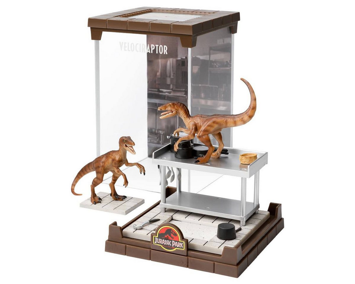 Noble Collection Dekofigur Jurassic Park Creature PVC Diorama Velociraptors 18 cm (1 St), Sammlerstück von Noble Collection