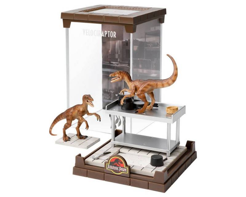 Noble Collection Dekofigur Jurassic Park Creature PVC Diorama Velociraptors 18 cm (1 St), Sammlerstück von Noble Collection