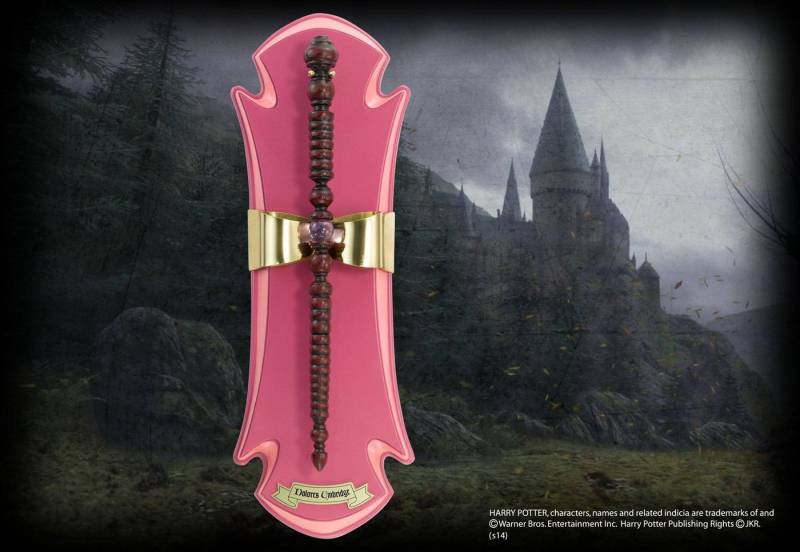 Noble Collection Dekoobjekt Harry Potter Replik Dolores Umbridges Zauberstab 27 cm (1 St), originalgetreue Nachbildung von Noble Collection
