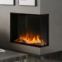 Noble Flame Ellason [Elektrokamin Wandeinbau]: 610 - smoky light / helles Rauchquarz von Noble Flame