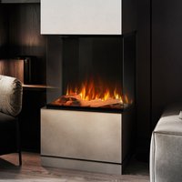 Noble Flame Ellason [Elektrokamin Wandeinbau]: 740 - smoky light / helles Rauchquarz von Noble Flame